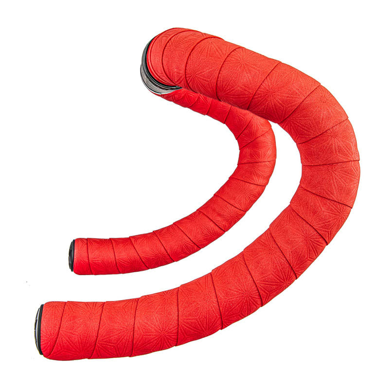 Lenkerband SUAVE 2200x30x2,5mm in EVA Rot + Kappe Schwarz