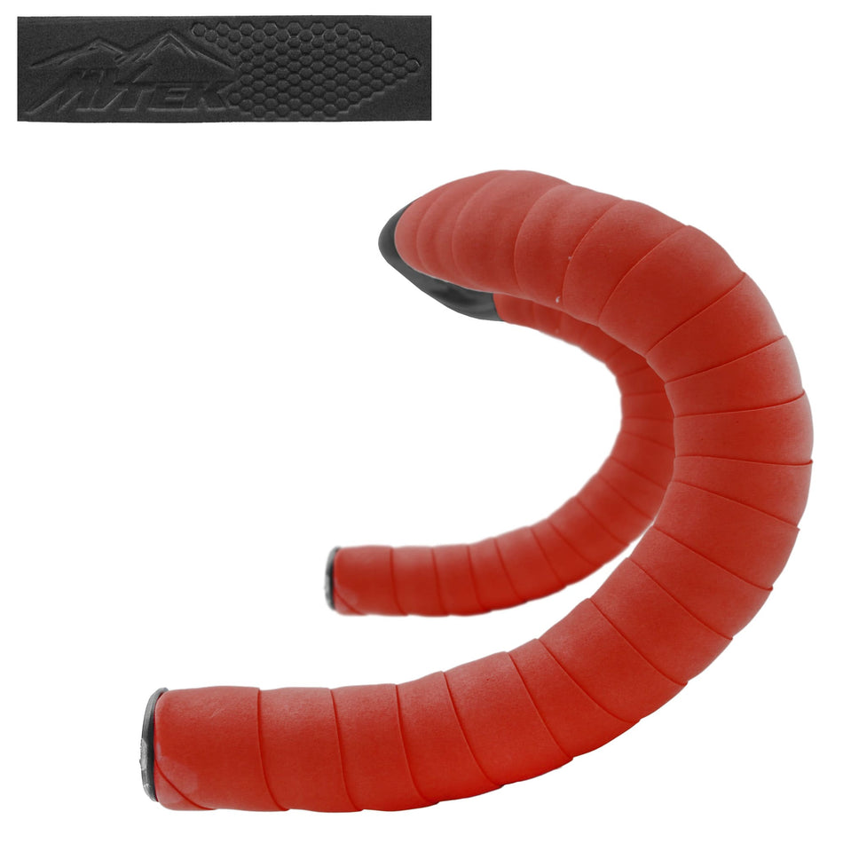 Handlebar Tape CORK GEL EVO Gravel Tech Brick Red