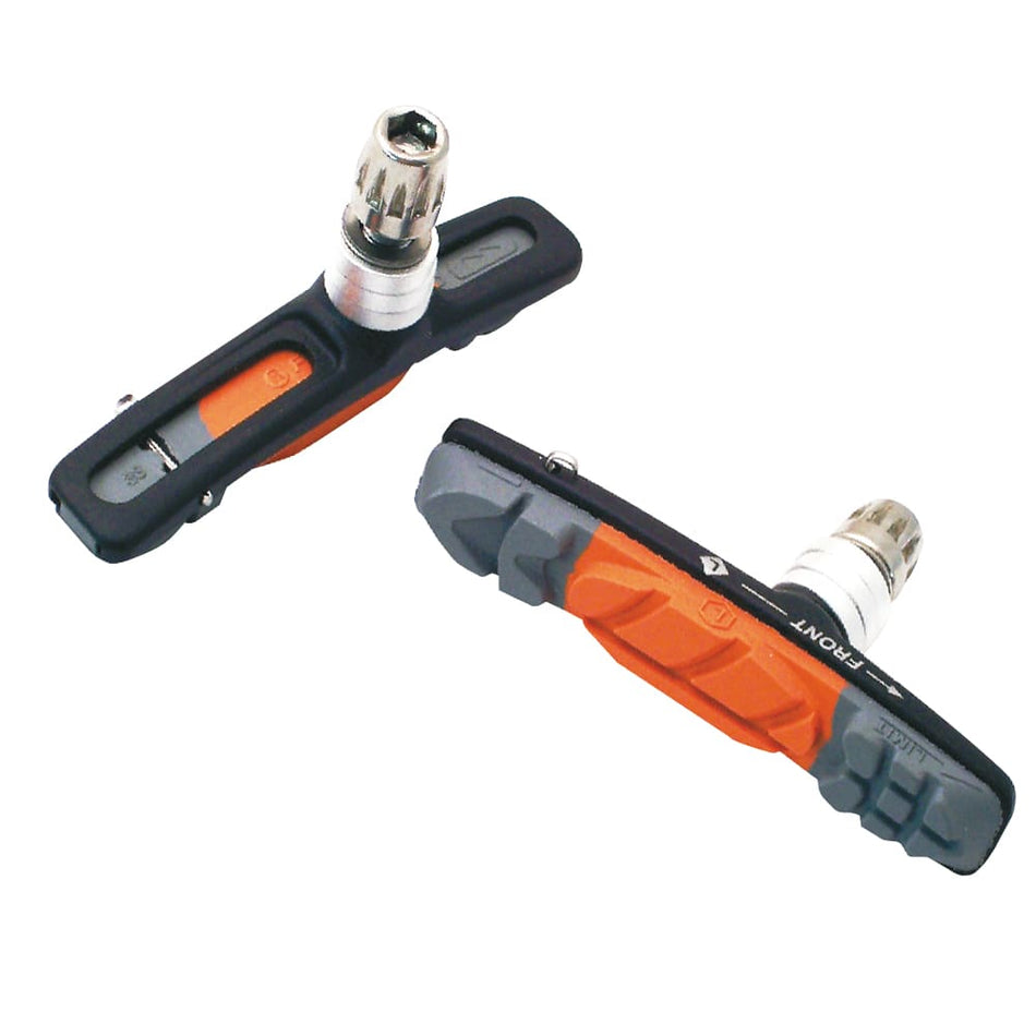 72mm MTB Lite Bremsbelaghalter aus schwarzem Aluminium mit Stahlmutter