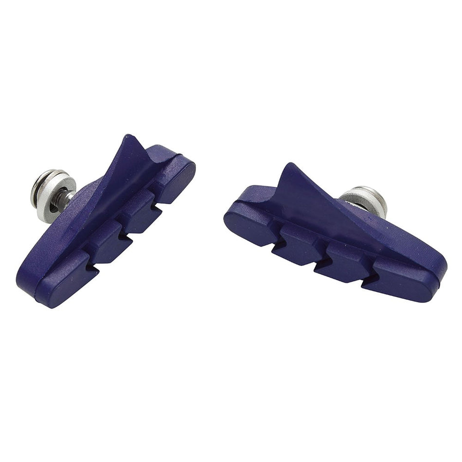 Patins de Frein 50mm COLORS FIX Bleu - Fixation par Boulon