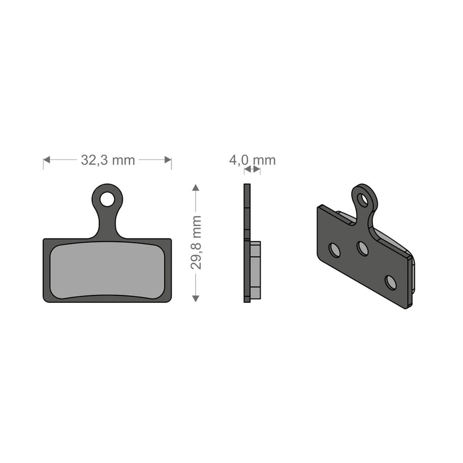 Klocki Sinter Tech do układu XTR/K-FORCE/MCX1 SHIMANO/FSA/REVER