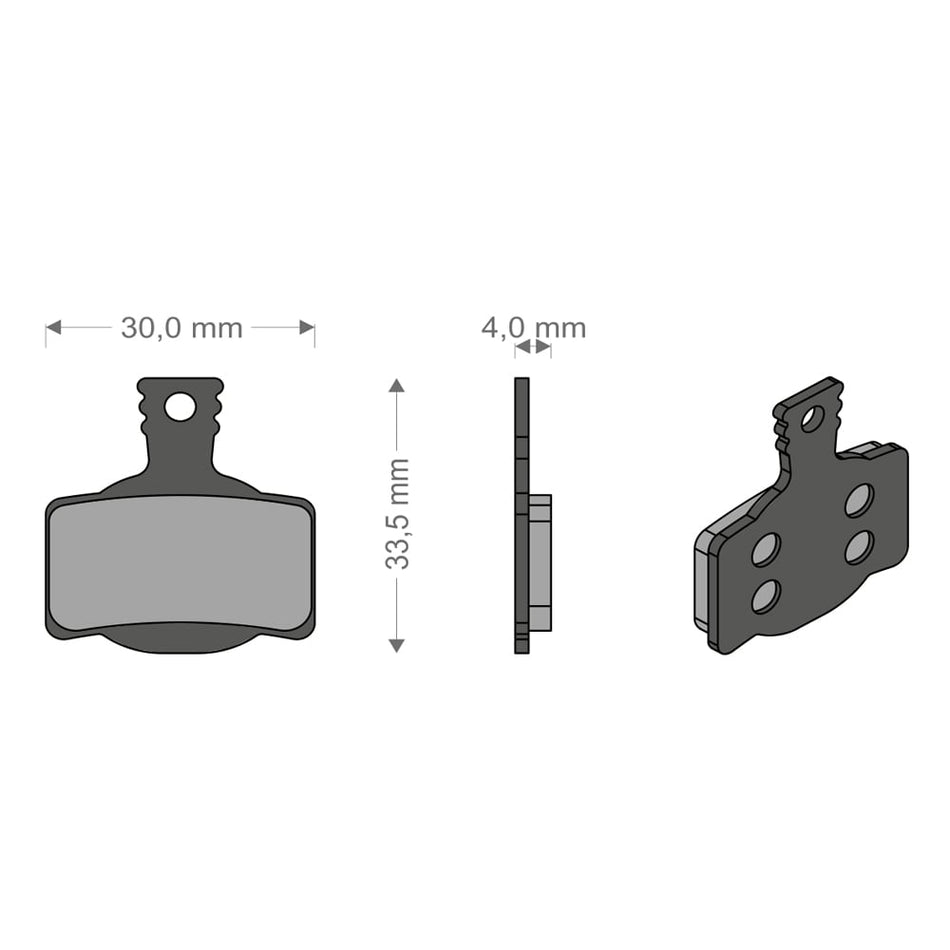 Klocki Sinter Tech do układu MT2-8/ROAD DISK MAGURA/CAMPAGNOLO