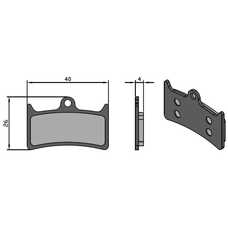 Klocki Sinter Tech do układu V4/MASSIMA HOPE/TRICKSTUFF