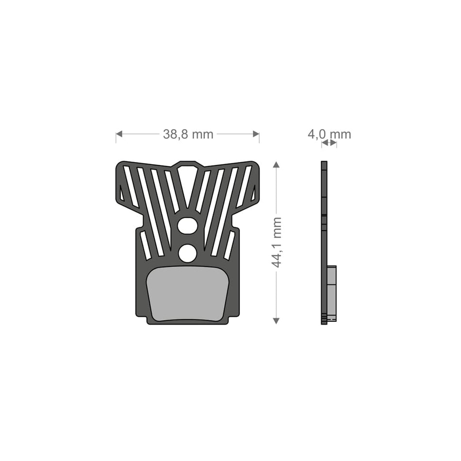 Klocki Light Tech do układu T1 RACING/R1/MEGA/RX/CURA FORMULA