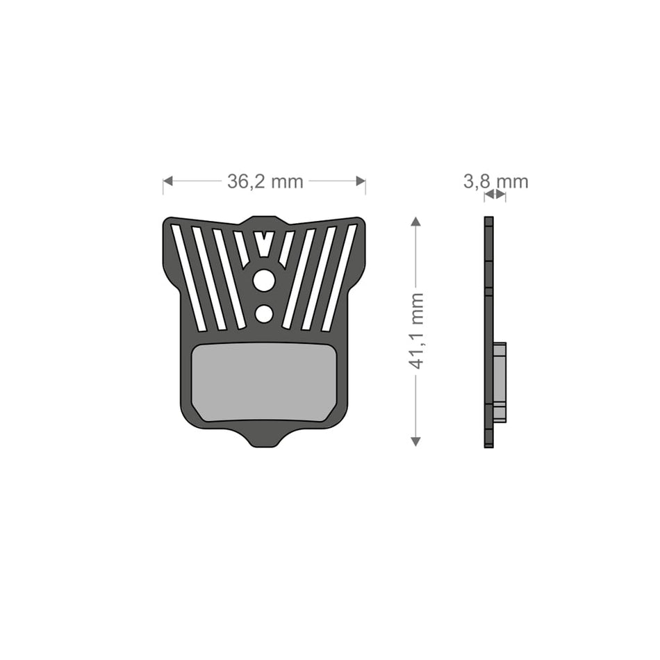 Klocki Light Tech do układu ELIXIR 9/7/CR/XX/X0/T/TL AVID/SRAM