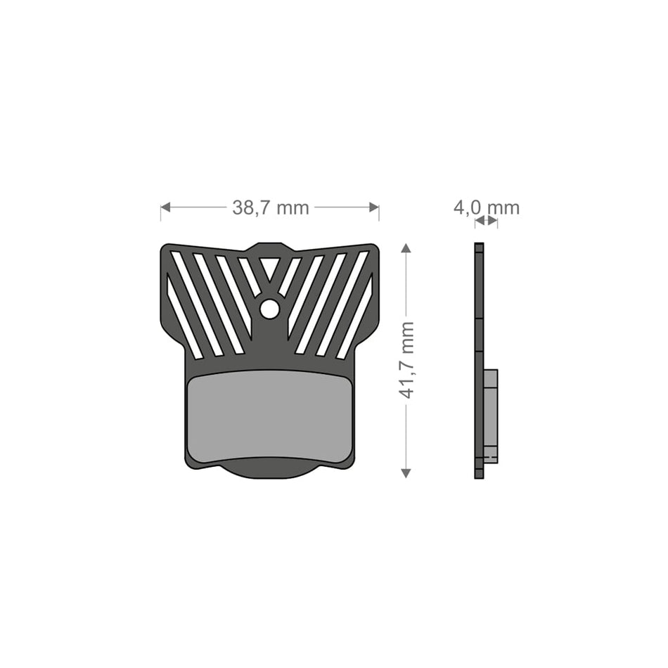 Klocki Light Tech do układu MT2-8 DISK MAGURA