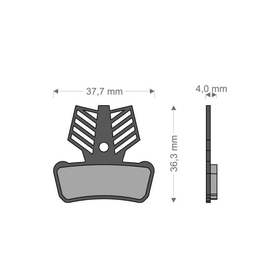 Klocki Light Tech do układu XO-ELIXIR TRAIL/RSC/R/T AVID/SRAM