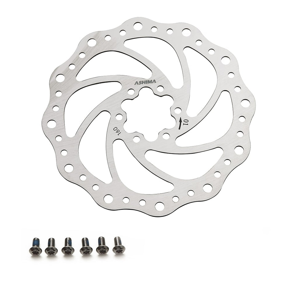 ARO-01 Brake Disc 160mm x 140g Silver Steel