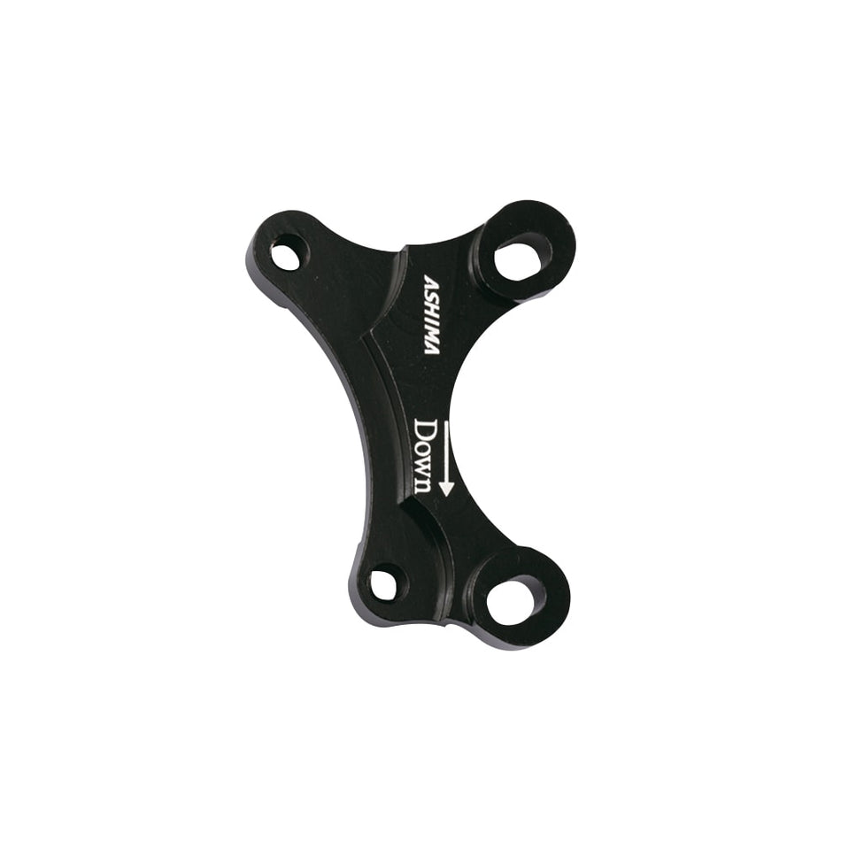 Brake Caliper Adapter AU11 Front: 180mm / Rear: 160mm Black