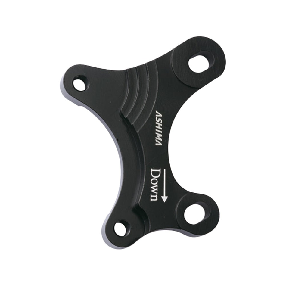 Brake Caliper Adapter AU12 Front: 203mm / Rear: 180mm Black