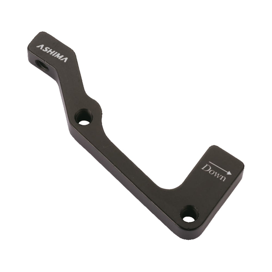 Brake Caliper Adapter AU03 Front: 180mm Black