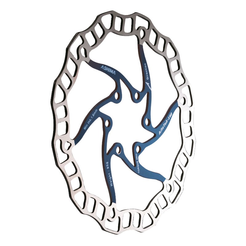 ARO-08 ULTRALIGHT Brake Disc 180mm x 112g Blue - 6-Bolt Mount