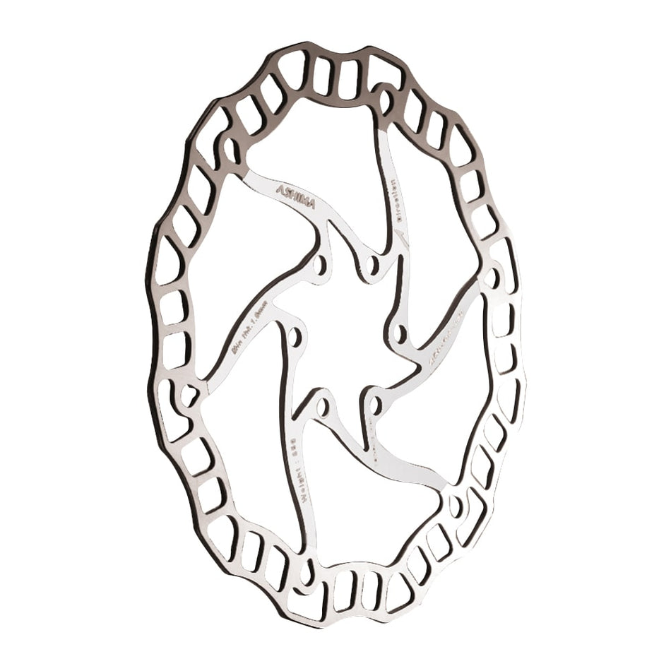 ARO-08 ULTRALIGHT Brake Disc 180mm x 112g White - 6-Bolt Mount
