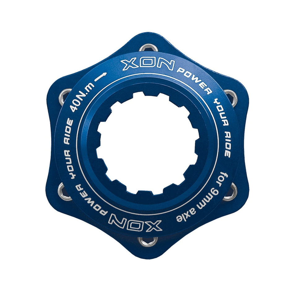 Adaptador de Disco de Freno para Eje: 9mm x Peso: 29,6gr Center Lock Azul