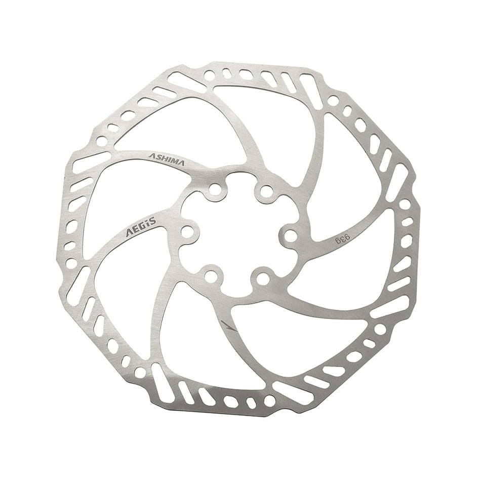 ARO-15 AEGIS Brake Disc 180mm x 120g Silver - 6-Bolt Mount