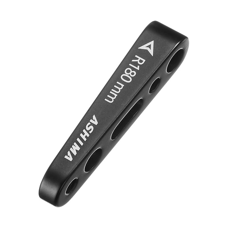 Brake Caliper Adapter AU54 Rear: 180mm Black