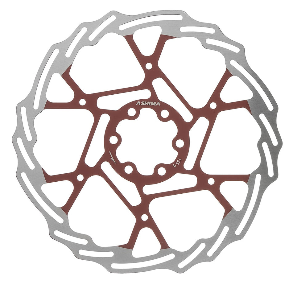 Brake Disc ARO-19 160mm x 100gr Red - 6-Bolt Mount