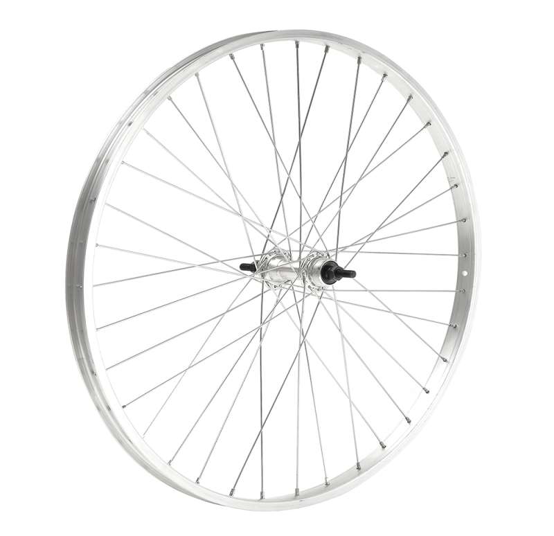 Front Wheel 28" x 1 5/8 Steel Hub with Ball Bearings for Nut