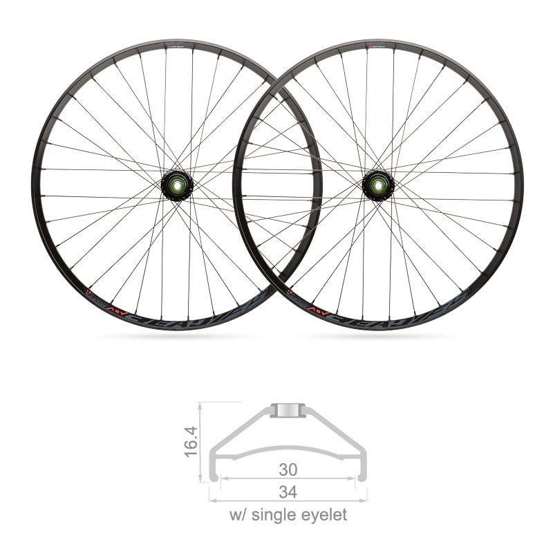 Ruote 29" x 30mm MTB READY Tubeless Shimano 10/11V (Coppia)