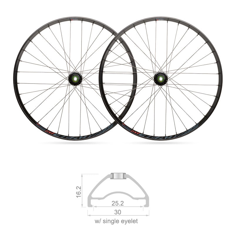 Ruote 29" x 25mm MTB READY Tubeless Shimano 10V (Coppia)