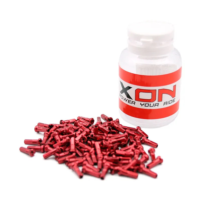 XON Nipples alluminio 2x14mm Rosso - foto 3