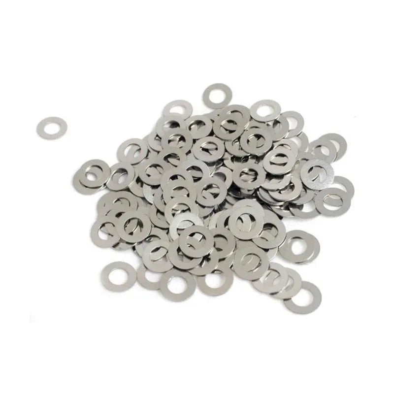 XON - Rondella per Nipple Esterno 7x4,8mm in Acciaio - Bottiglia 100 Pezzi