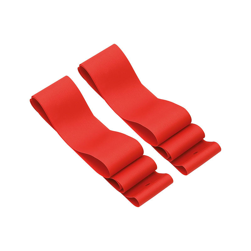 Speichenschutz mit vergrößertem Querschnitt 27,5 x 20mm aus rotem PVC (OEM 2 Stück)