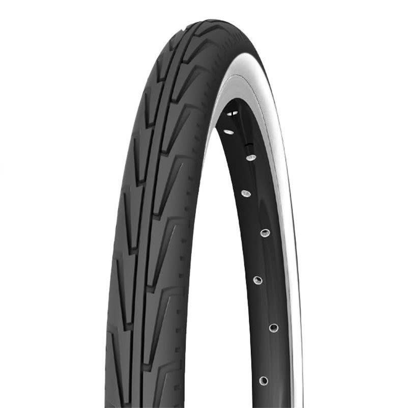 Cubierta 550A Confort STRADA CITY JUNIOR Tipo Tubo Negro/Blanco