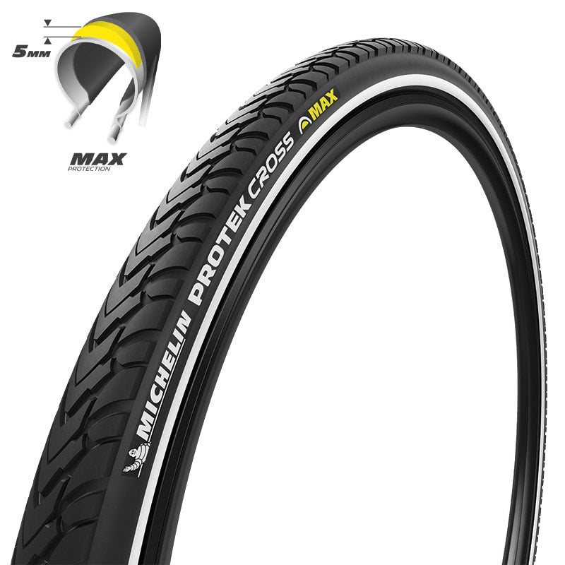 Tire 700x35 PROTEK MAX CROSS Tube Type Performance Black/Reflective