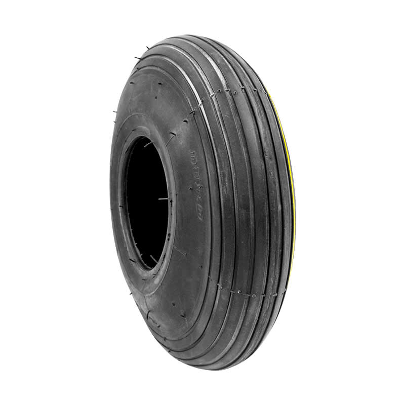 Cubierta Carrito 3,00-4 Tipo Tubo Rígido Negro Liso