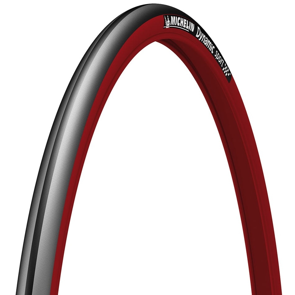 Tire 700x23 DYNAMIC SPORT Tube Type Rigid Black/Red