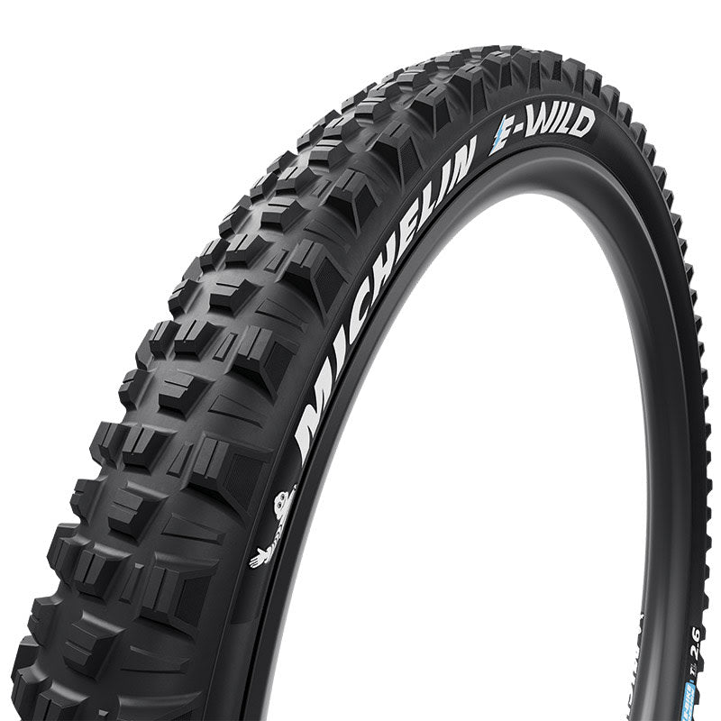 Cubierta 27,5x2,6 E-WILD ENDURO Trasera TLR Línea Competition Negro