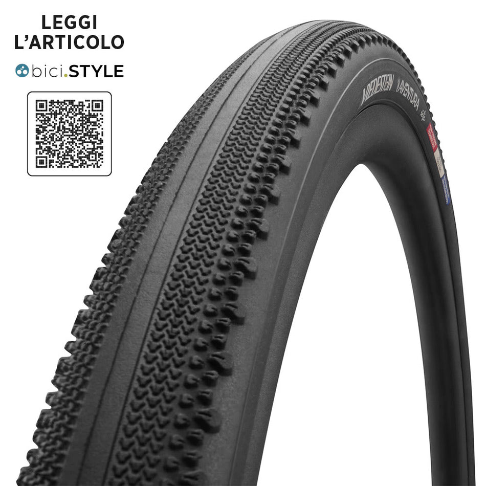 Reifen 700x50 AVENTURA SETA Gravel TLR Schwarz 120TPI