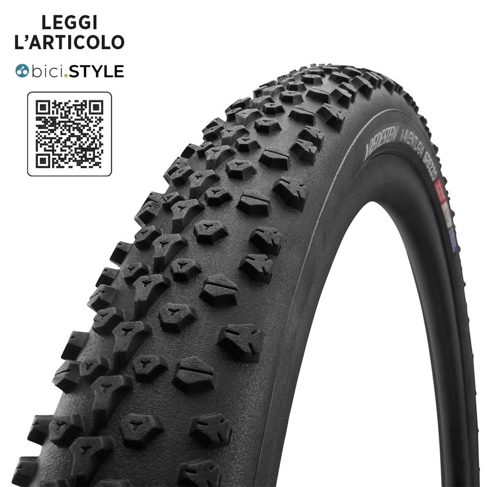Opona 700x50 AVENTURA GREZZO Gravel TLR Czarna 120TPI