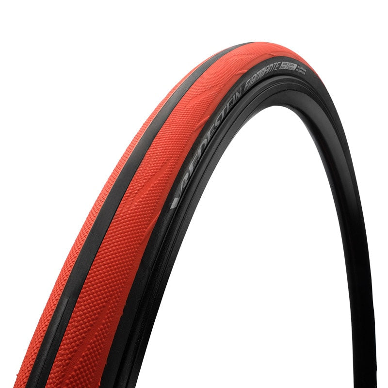 Reifen 700x23 FIAMMANTE Faltbar Schlauchreifen Schwarz/Rot
