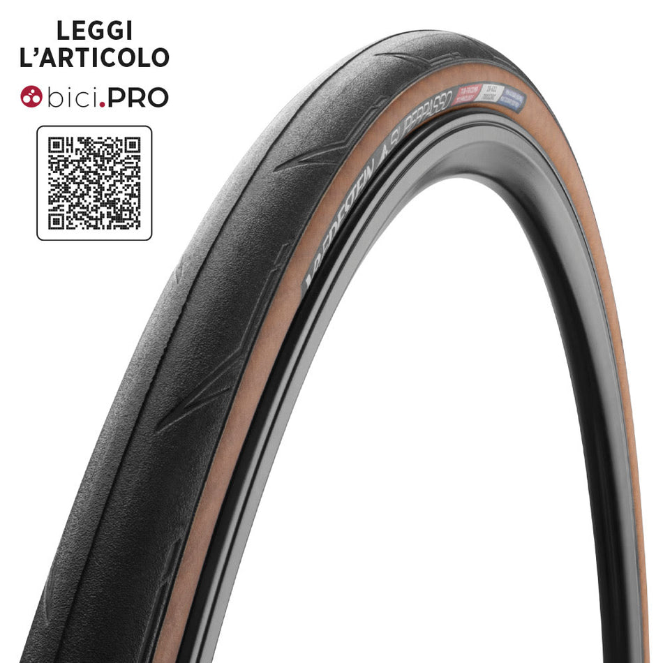 Cubierta 700x28 SUPERPASSO Tubeless Ready Plegable Negro/Para