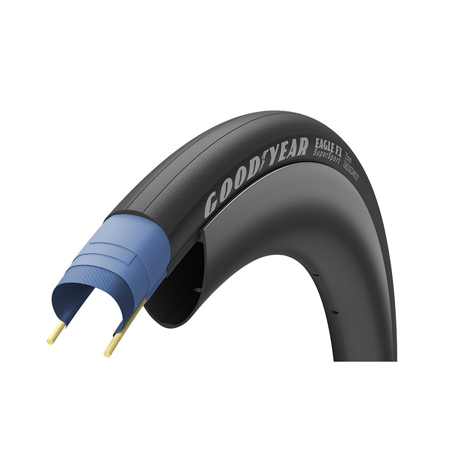 Cubierta 700x25 EAGLE F1 Supersport Tubeless Completo Negro