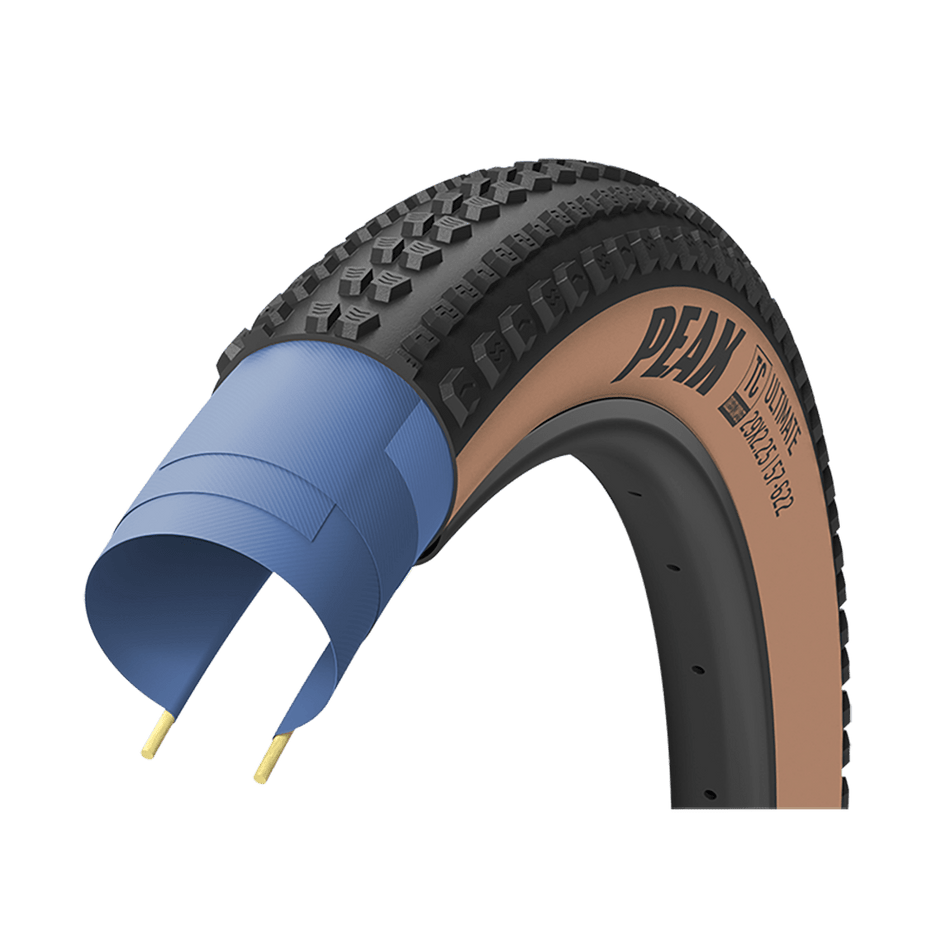 Copertura 29x2,25 PEAK Tubeless Complete Nero/Para