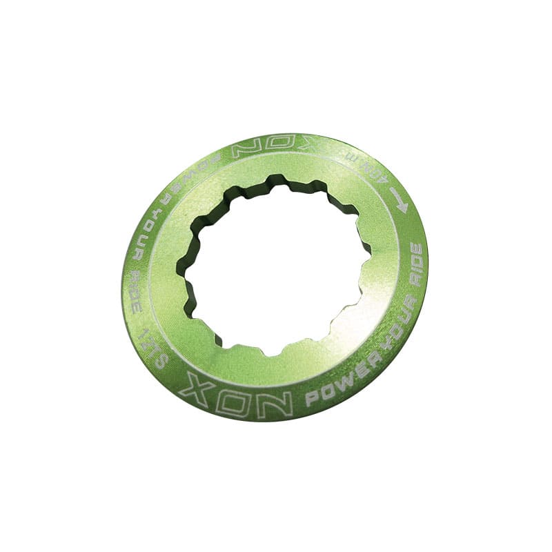 Bague de fermeture cassette 12 Dents en aluminium CNC vert