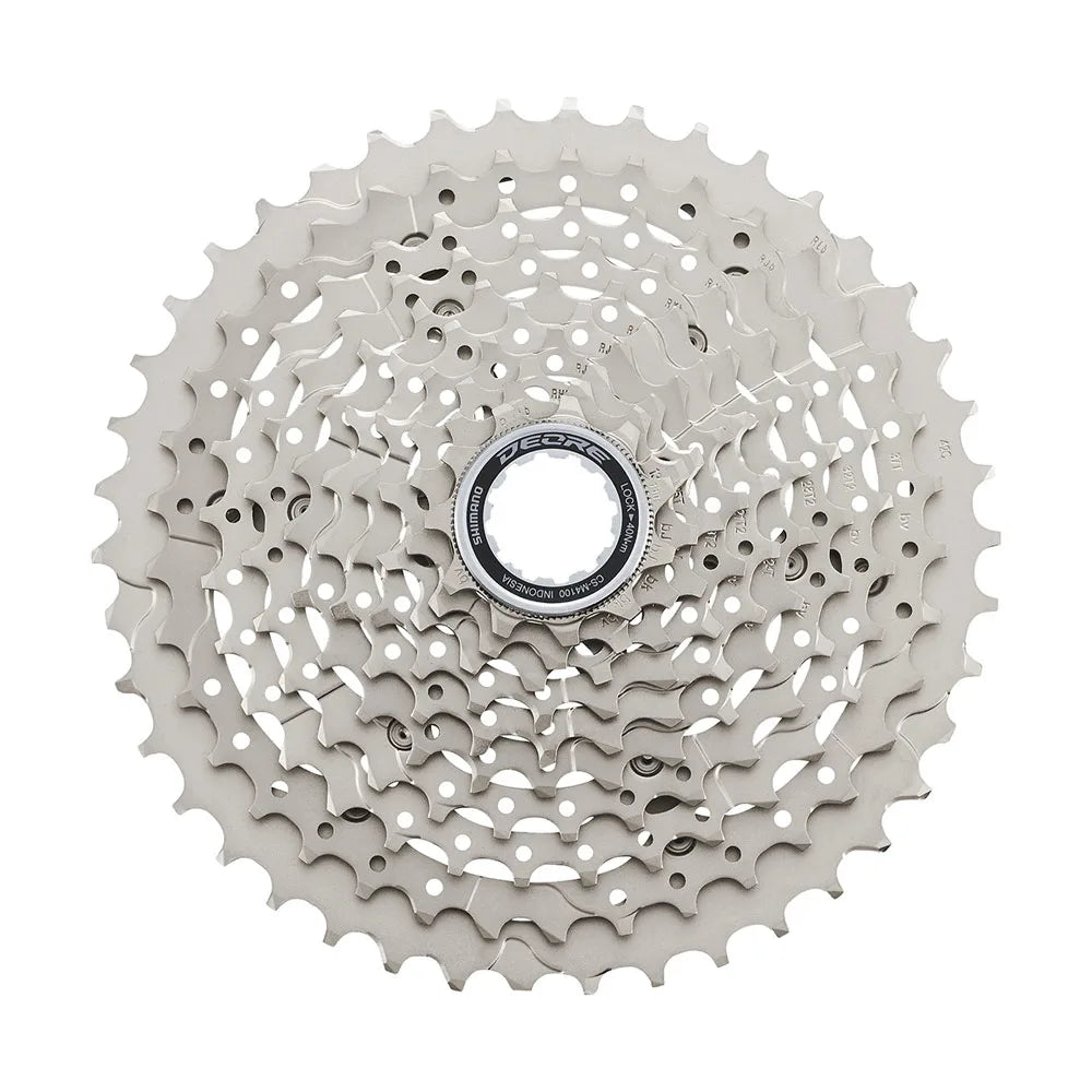 Shimano Deore CS-M4100 10V 11-42 Nero/Argento