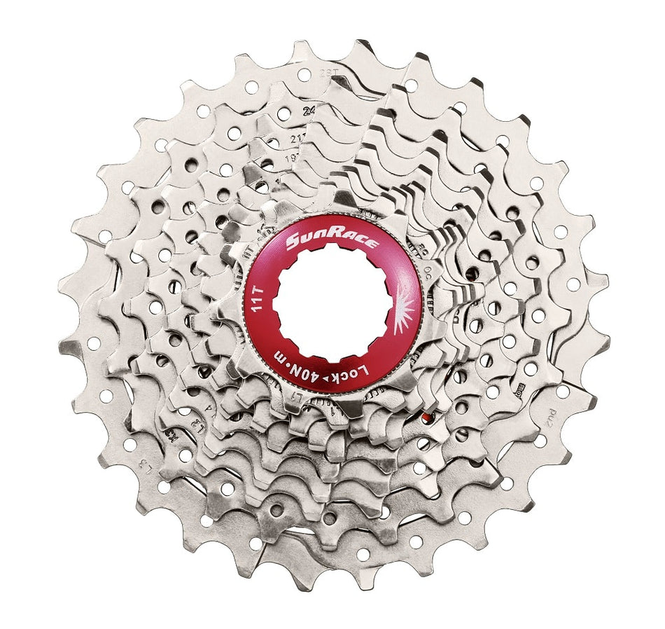ROAD Cassette 11V x 11/30 Teeth in Silver Aluminum - SHIMANO Body