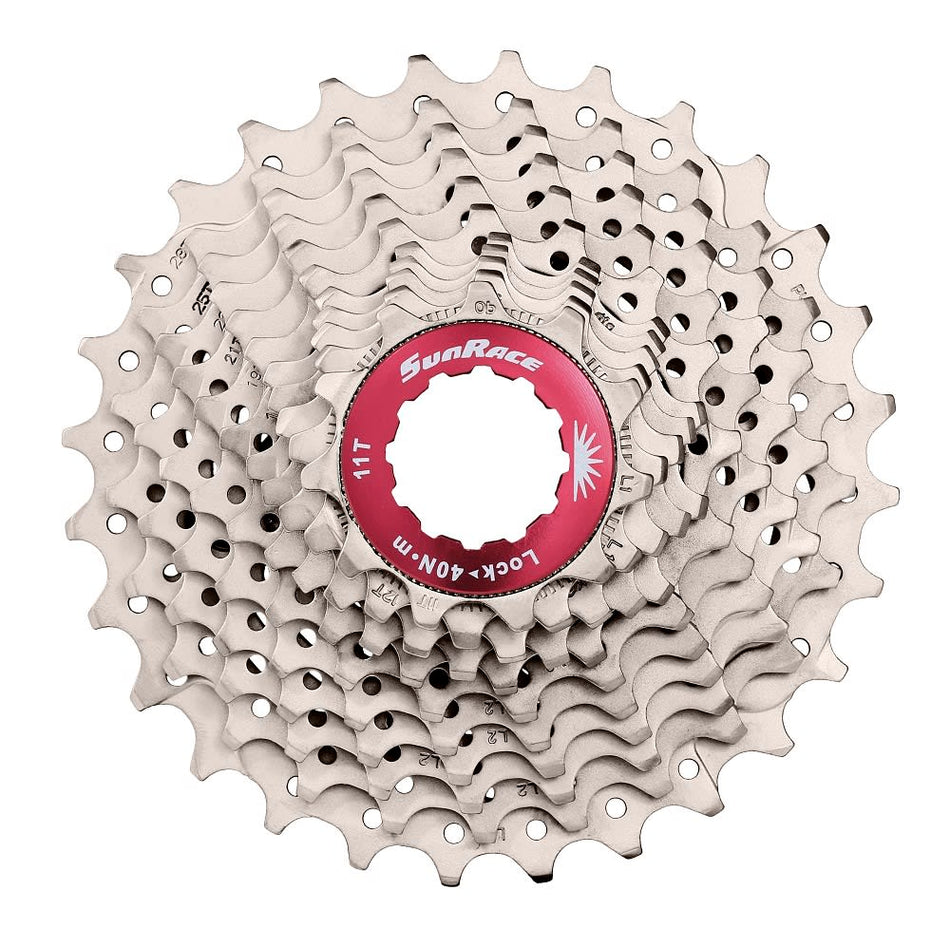 ROAD 11-Speed Cassette 11/32 Teeth Silver Aluminum - SHIMANO Freehub Body