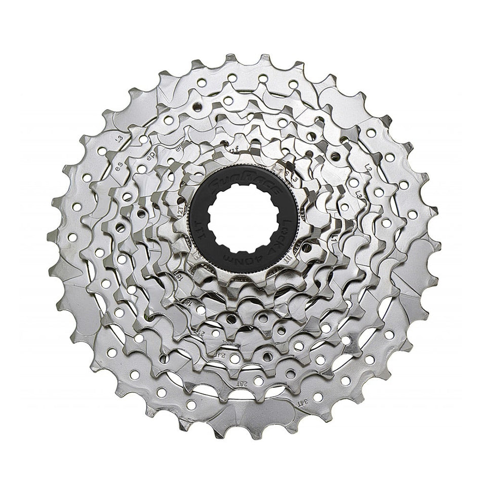 7-Speed Cassette x 11/28 Teeth Silver Nickel - SHIMANO Body