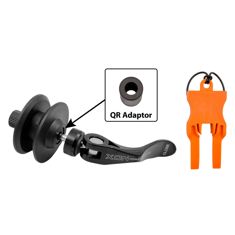 Short Axle Chain Tensioner: 12mm Thru Axle and QR with Caliper Spacer