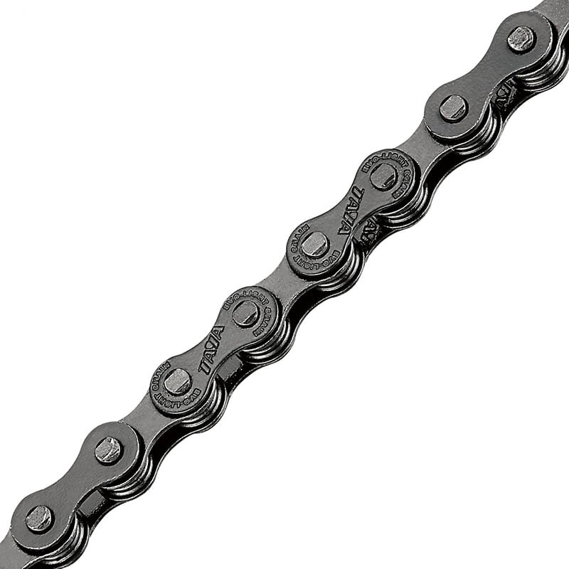 Cadena 1V 1/2"x1/8" Negro sin Rodillo (1 Juego de Eslabones Falsos incluido)