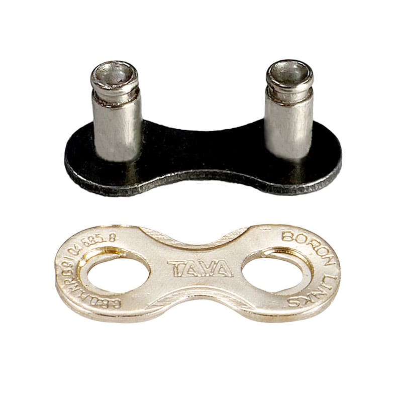 Conector de Cadena 1V Negro/Plata (2 Juegos) sin Herramientas