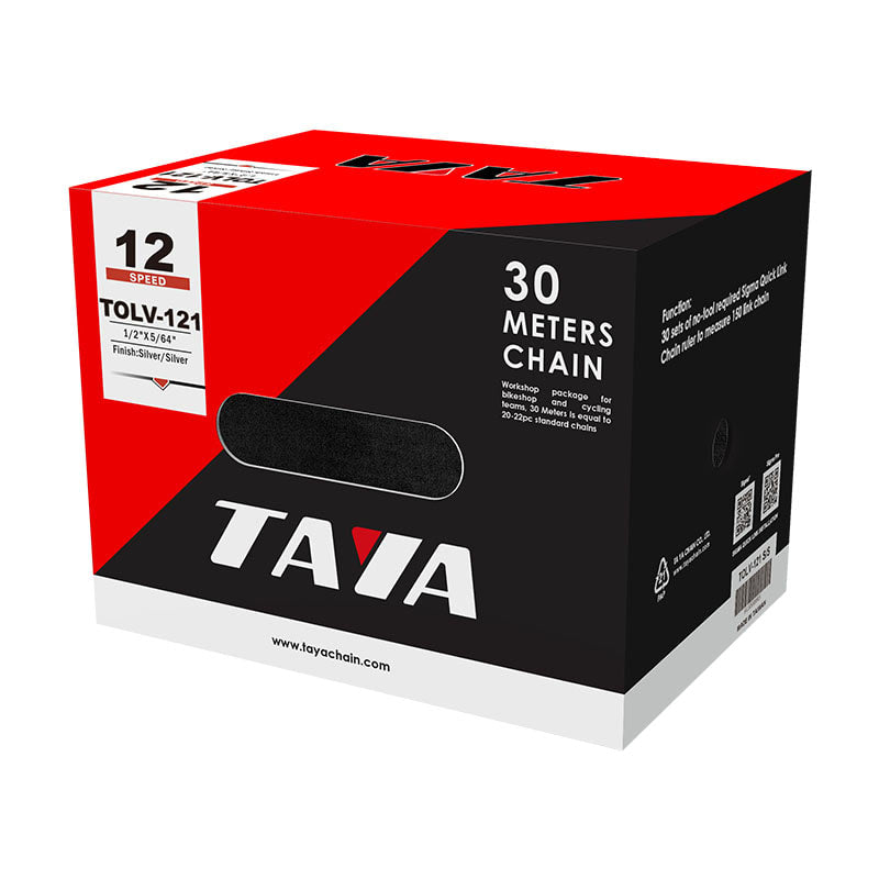 Cadena 12V Plata Rollo 30m (30 Juegos de Eslabones Falsos incluidos)