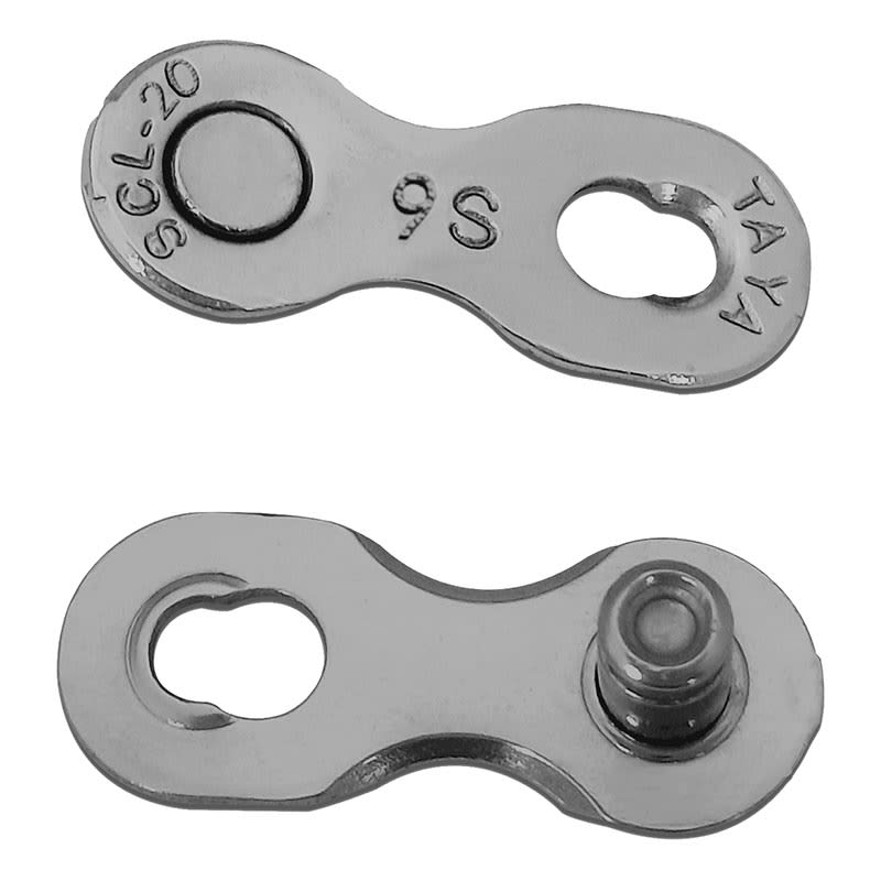 Conector de Cadena 9V Titanio Gris con Conector SIGMA+ Abierto (2 Juegos)