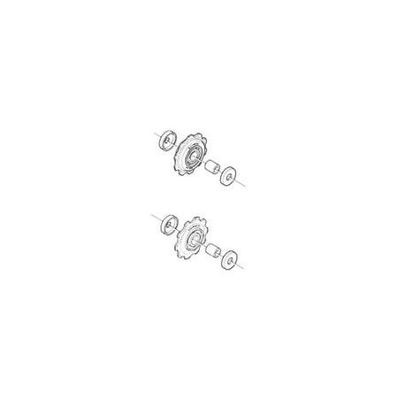 Shimano Alivio RD-M410 pulegge cambio Nero