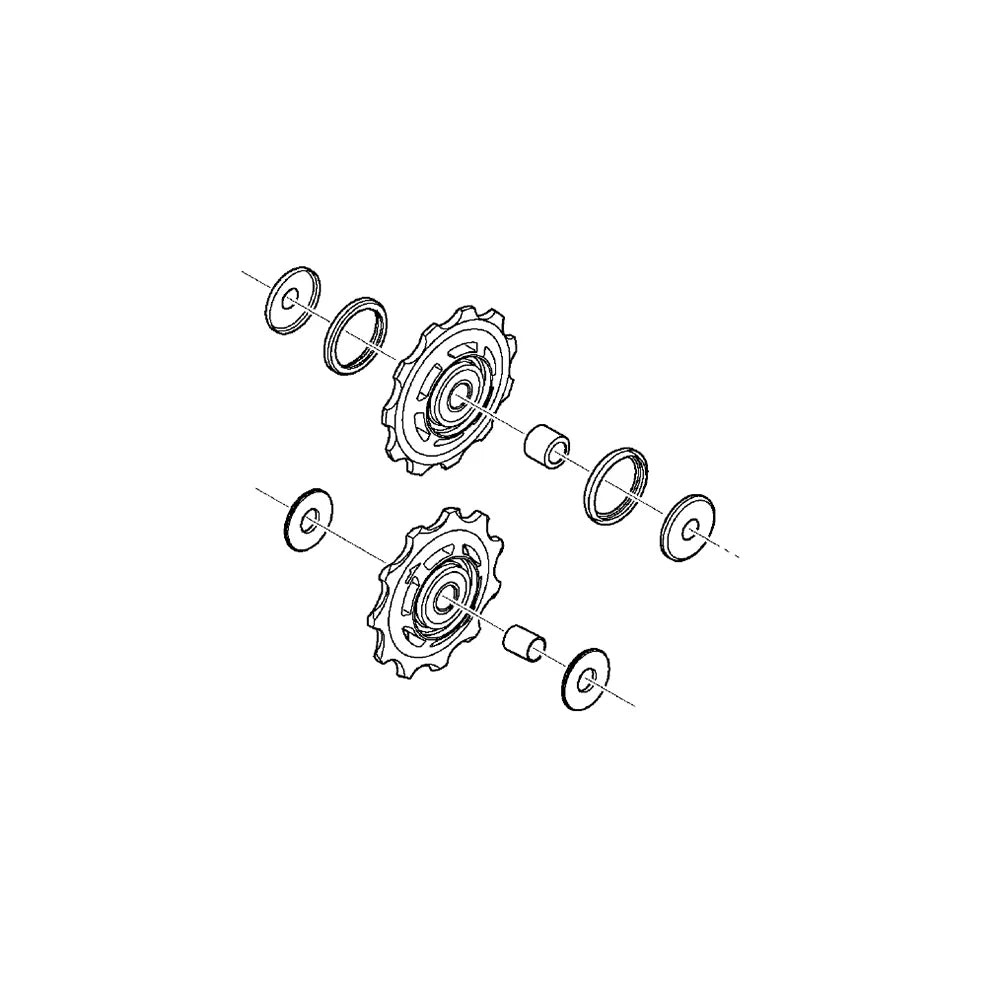 Shimano Ultegra 6800/6870 pulegge 11v Nero